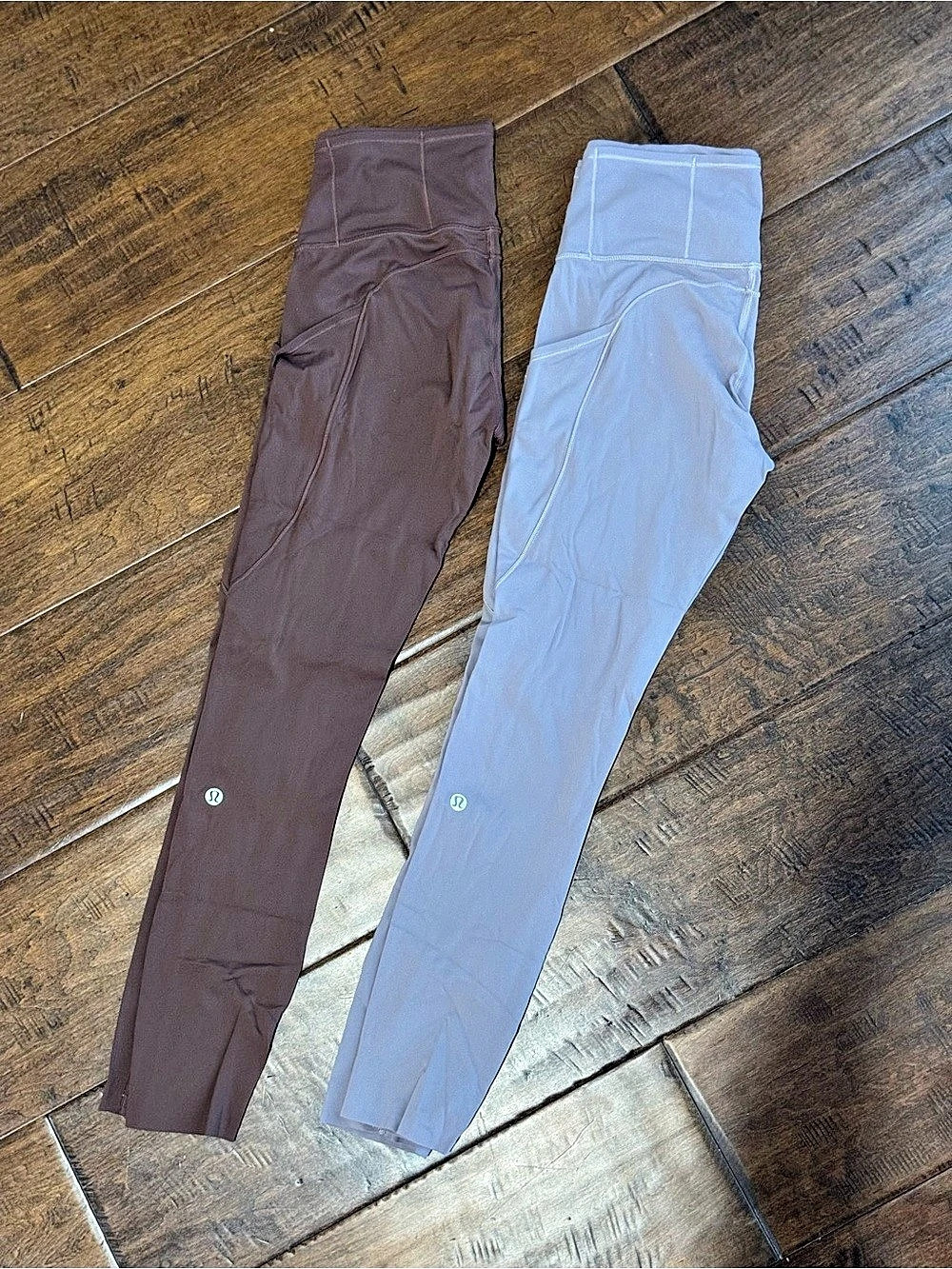 Lululemon Fast and Free Tight II 25" Leggings, Brown & Violet Verbena